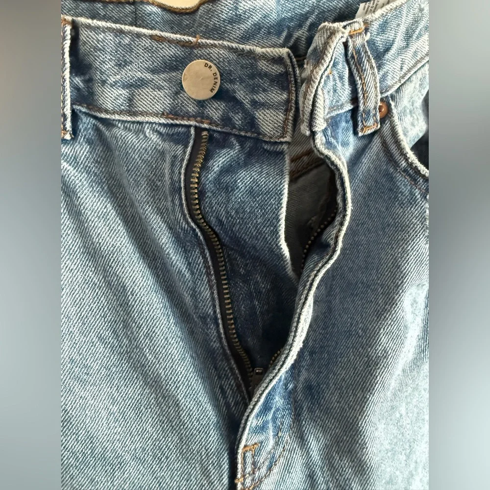 Dr Denim Echo Wide Leg in Blue Jay